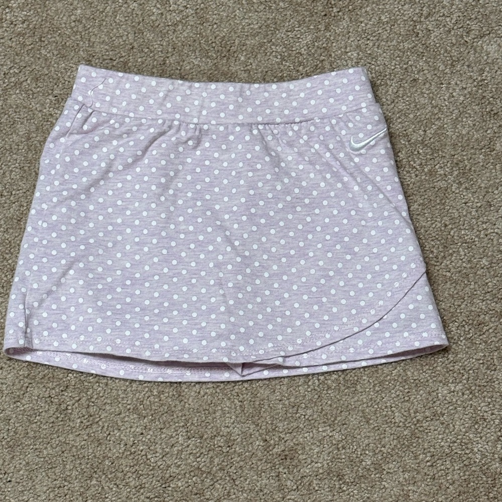 Nike Toddler Girls Polka Dot Skort Purple White Size 24M